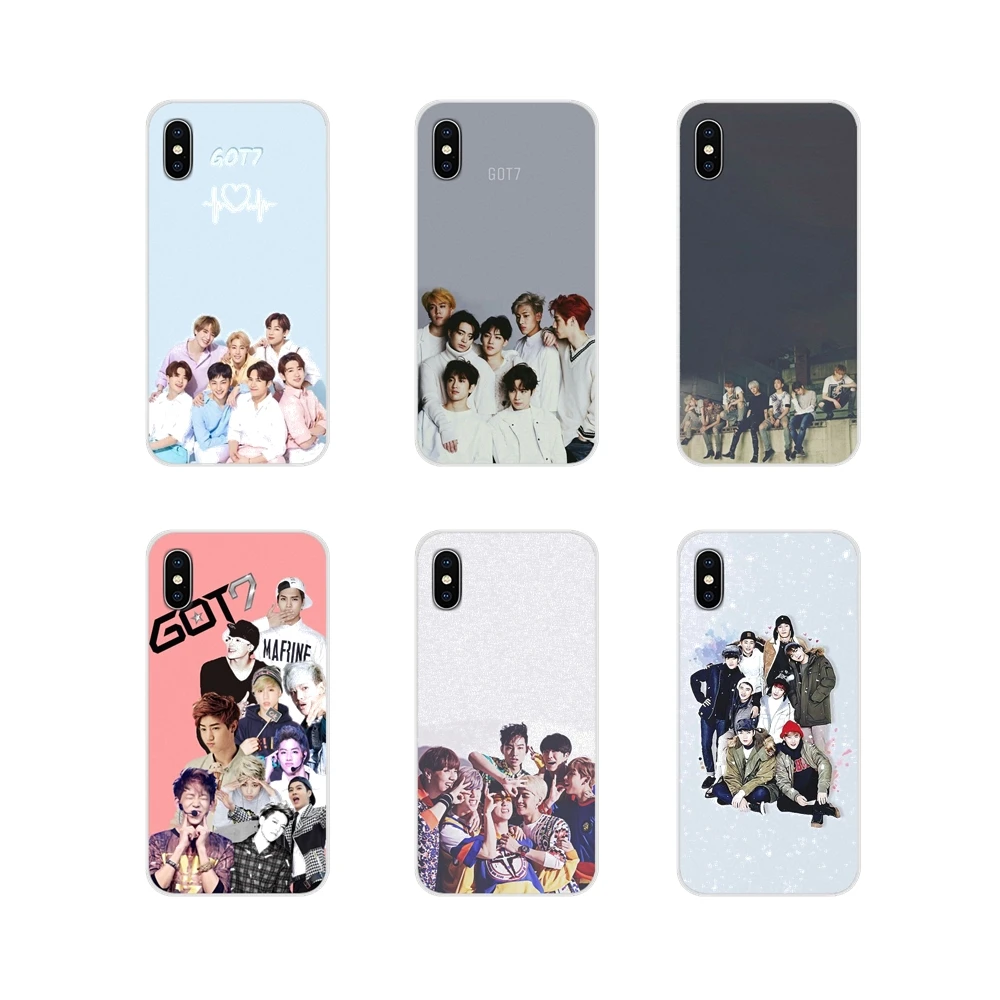 For LG G3 G4 Mini G5 G6 G7 Q6 Q7 Q8 Q9 V10 V20 V30 X Power 2 3 K10 K4 K8 2017 Accessories Phone Cases Covers Boy Group Kpop GOT7 | Мобильные