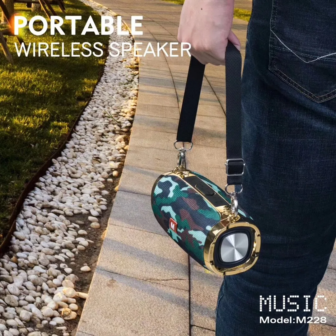 M228 Bluetooth чехол с держателем для мобильного телефона портативный Hifi стерео Hi-Fi
