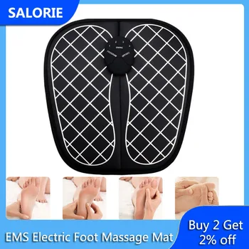 

EMS Foot Massager Electric Foot Massage Mat Feet Leg Massager Cushion Muscle Stimulator Improve Blood Circulation Pain Relieve