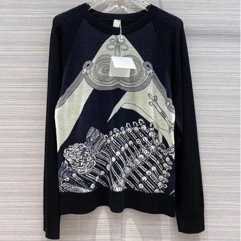 

Autumn Sweater Women Round Neck Knitted Pullover Fashion Brand Design Knitwear Casual