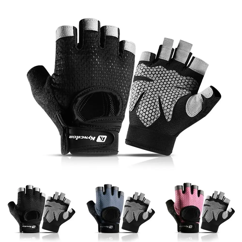 

Half-finger Fitness Sports Gloves Lightweight Sports Sweat-absorbent Anti-skid Hand Training Horizontal Bar Cycling Gloves