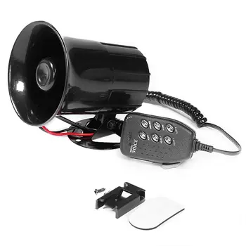 

Hw-1005F Car Snail Horn 12V Six-Tone Car Alarm Horn 100W 6 Sound Shouting Speaker Car Motorcycle Refitting Horn