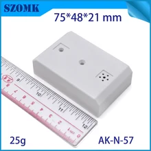 10 шт. 75*48*21 белый абсорбирующий пластиковый корпус звукового звукоснимателя квадратной формы для электрической коробки с обслуживанием настройки