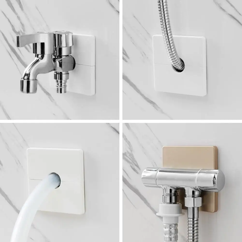 6 Types Plastic Wall Wire hole cover Air-conditioning Cable Hardware Furniture Decorative Plug Pipe protector Dust Cover gr G3D6 afbeelding