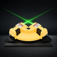 Лазерный уровень с двойным выравниванием пузырьков две присоски квадратный уровень инструмент уровни 90 градусов лазерное выравнивающее устройство