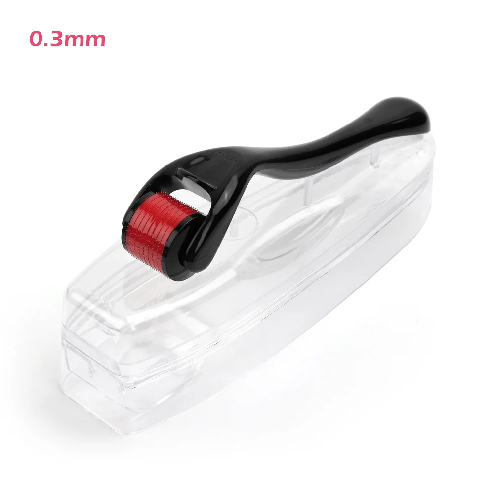 0.3mm red DRS 540 Дерма роликовые иглы медицинская терапия Уход за кожей микро-иглы для лица ролик 0,2 мм/0,25 мм/0,3 мм Игла инструмент для ухода за кожей - Цвет: 0.3mm red