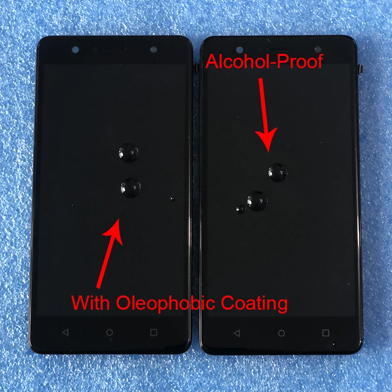 Для 5," LENOVO K8 Plus Axisinternational ЖК-экран с рамкой+ сенсорная панель дигитайзер для K8 Plus рамка дисплея