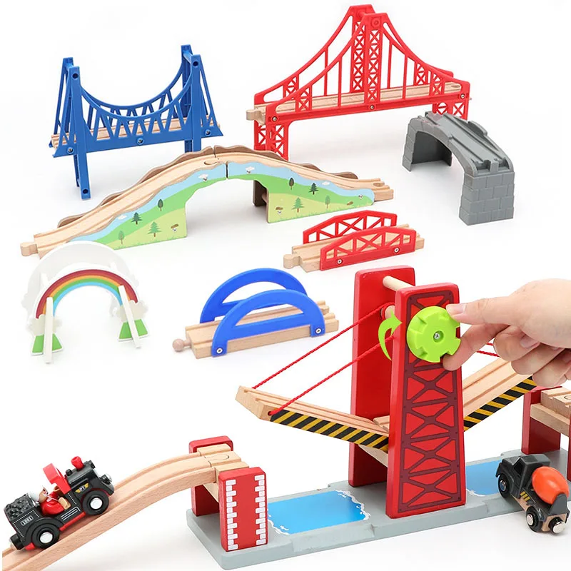 Wood Car Track Wooden Toys Wooden Track Set Toy Train Wooden Track