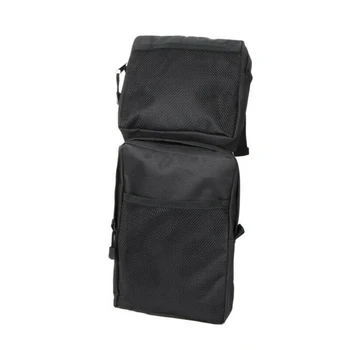 

Black ATV Saddle Bag Fender Luggage Storage Oxford Cloth Pack Zipper Pockets UK