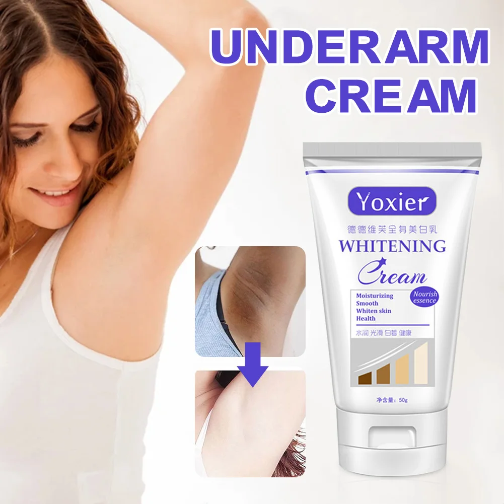 Underarm Whitening Cream Moisturizing Nourish Repair Improve Arm Armpit Ankles Elbow Knee Body Dull Brighten Skin Care 50g |