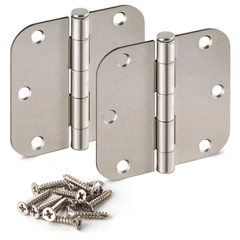 

2 Pcs Hardware Door Hinges Oil-Rubbed Bronze Hinges 3.5 Inch 5/8inch Radius Corners Stainless Steel Door Hinge