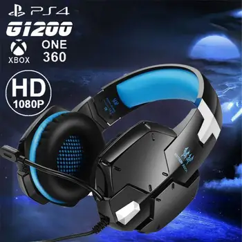 

G1200 Tws Wired Game Music Noise Canceling Headphones With Microphone Sound Adjustment Headset For PS4 Play Station 4 PC