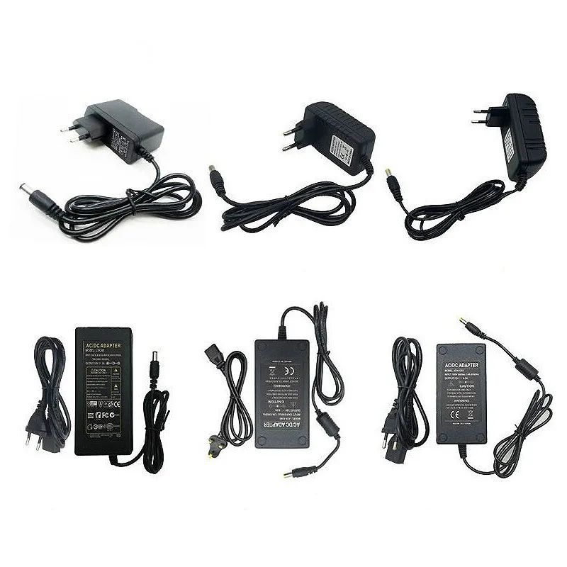 Адаптер питания с AC85-220V на 15 В/12 В/24 В постоянного тока 1 А 2 3 4 а 5 6 зарядное