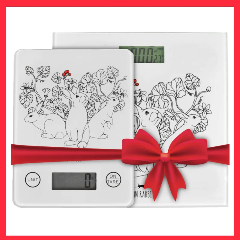 Комплект весов Run Rabbit (Весы наполольные RR1 и весы кухонные RR4) | Инструменты