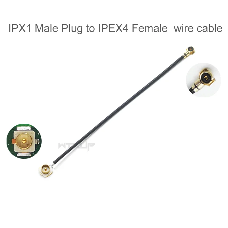 

Кабель IPEX4 к IPEX IPEX-4 IPEX1 U. Антенна FL MHF4 к U.FL NGFF к PCIe jack Женский Штекерный разъем BCM94360HMB BCM94352Z