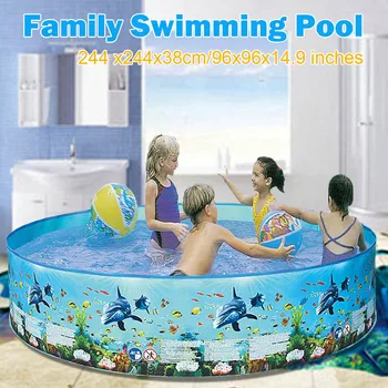 

inflatable swimming pools For Kids Blow Up Pool for Family Kid Backyard Foldable piscinas grandes para familia Backyard Paddling