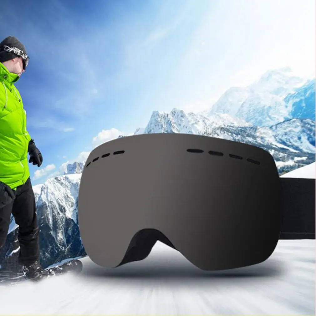 

Ski Goggles Anti-fog Mirrored Lens Snowboard Snow Goggles for Men Women Youth for Skating Snowmobile