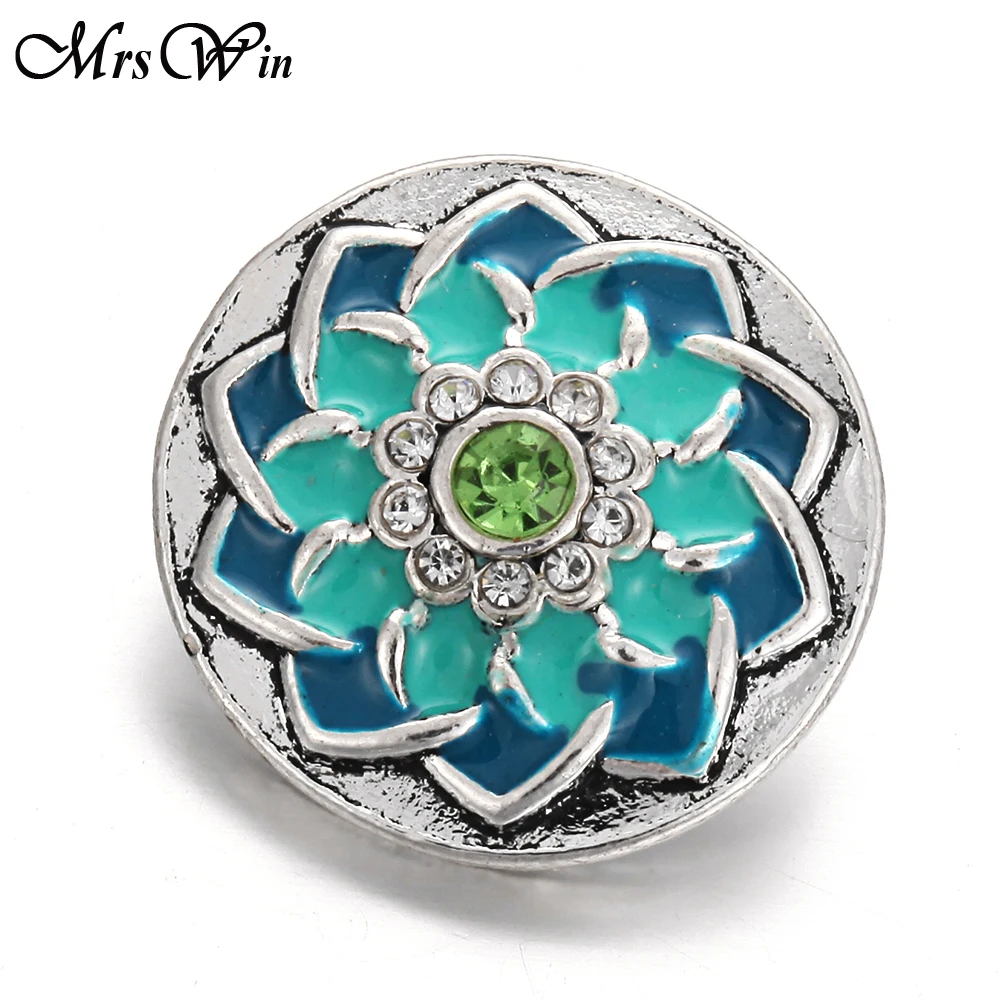 6 шт./лот новые Стразы Цветы оснастки кнопки цветы лотоса амулеты сердце любовь 18