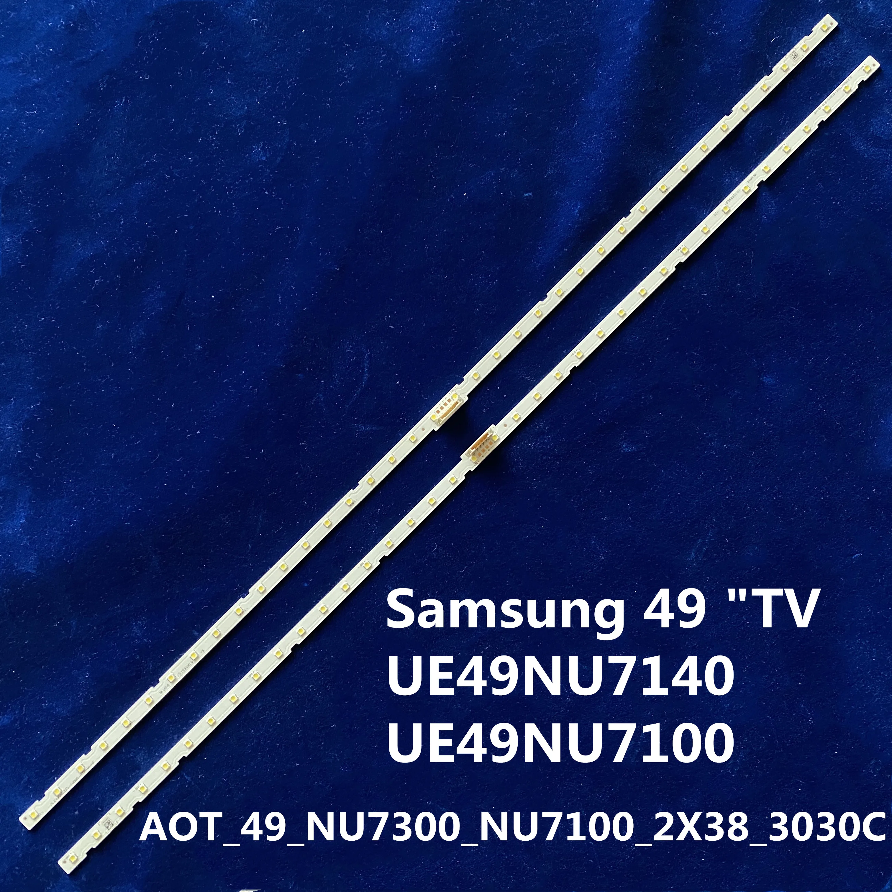 Светодиодная лента для подсветки (2) Samsung UE49RU7300 UE49NU7300U UE49NU7105 UE49NU7670U UN49NU7100 UN49NU7100AG