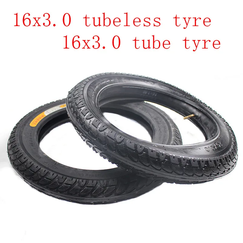 Lightning Shipment Electric Bicycle Tires 16x3.0 Inner And Outer Tire