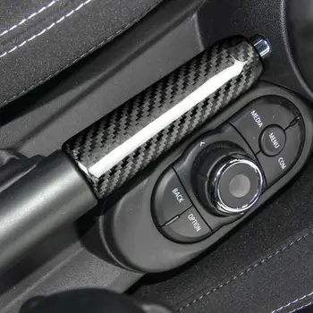 

Carbon Fiber Brake Handle Gear Shift Knob Cover 2014 2015-2019 Decoration Parts