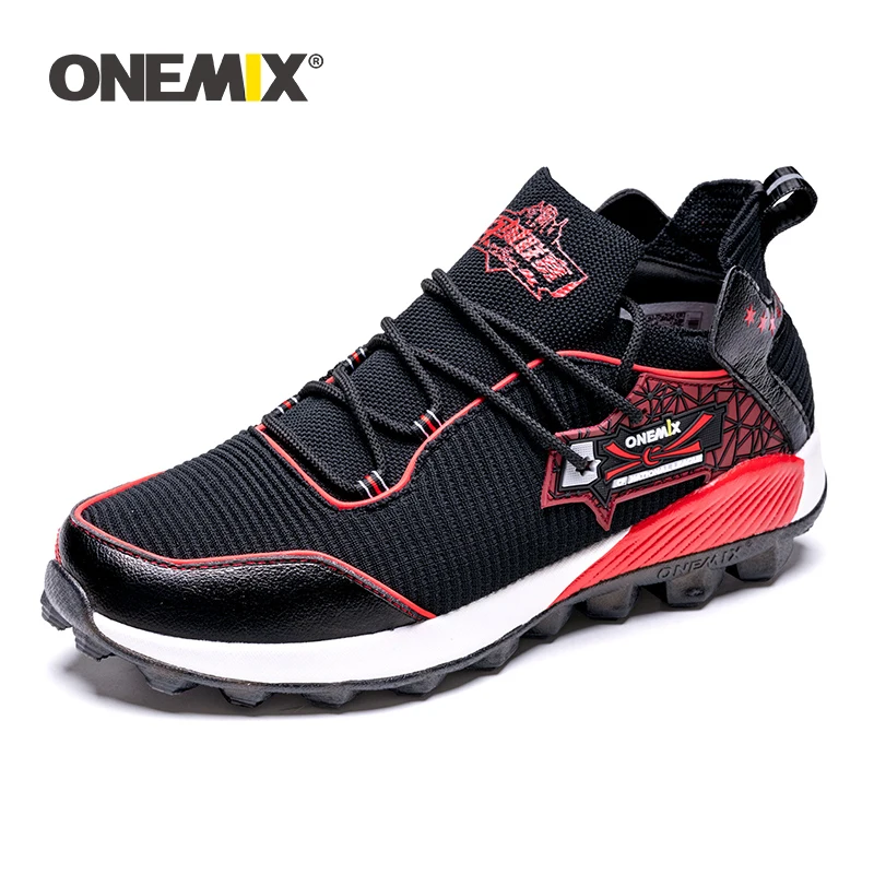 

ONEMIX Men Sneakers Lightweight Breathable Mesh Man Outdoor Running Women Walking Jogging Shoes Original Commemorative 2019
