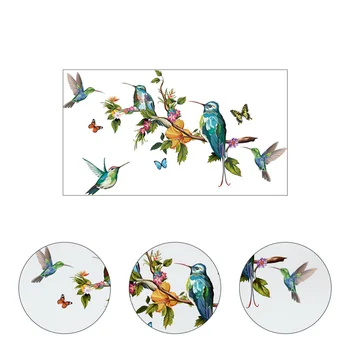 

1pc Branches Bird Sticker Beautiful Delicate Exquisite Decorative Wall Sticker Unique Wallpaper Chic Wall Decal for Indoor Insid
