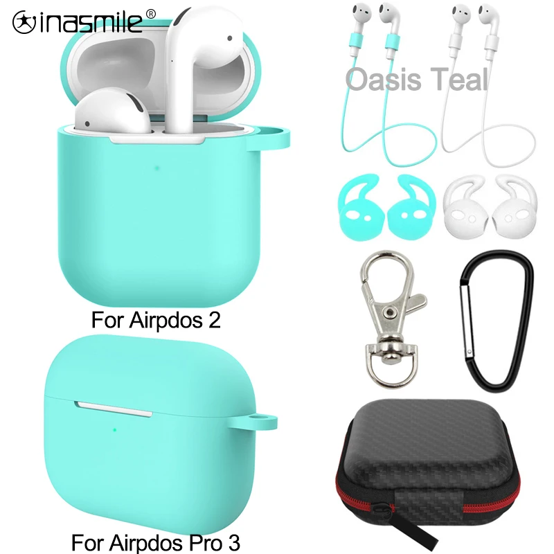 Идеальный чехол для airpods 2 3 наушников Apple pro Air pods защитный аксессуары|Аксессуары