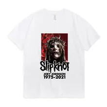 Camiseta con estampado Slipknots para hombre, camisetas de Heavy Metal, camisetas de la gira de preparación para el infierno, camisetas de banda de gran tamaño de Rock Street