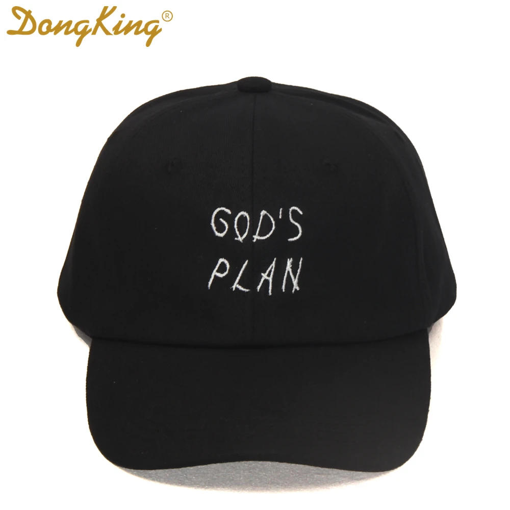 Новая бейсболка DongKing Drake GODS PLAN Dad Hat из мягкого хлопка Бейсболка для мужчин и женщин модная вышивка хип-хоп заглушки регулируемые