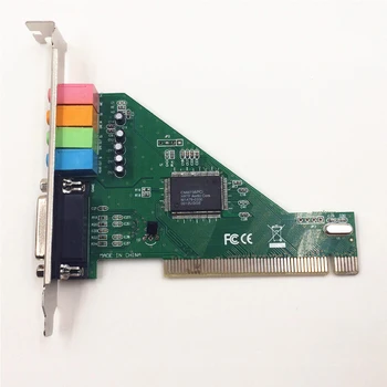 

4.1CH CMI8738 Stereo Sound Components DLS Computer PCI Port Chipset Internal Audio Card HIFI With Driver CD Desktop PC Practical