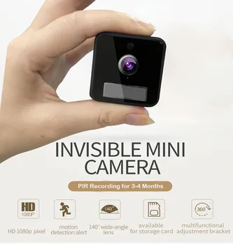 

Wireless WIFI Battery Surveillance IP Mini Camera 1080P 2.0MP Night Vesion Home Security Small Camera 4 months no need charge