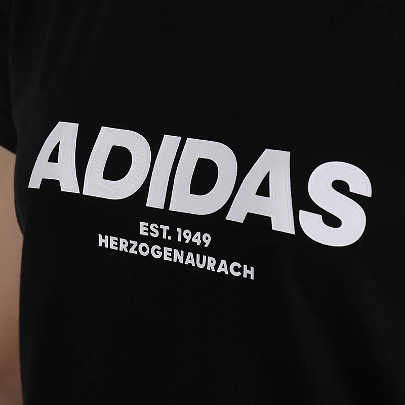 Adidas Новое поступление ESS ALLCAP футболка Топы с короткими рукавами дышащая Для женщин круглый вырез горловины футболка для бега DQ1416