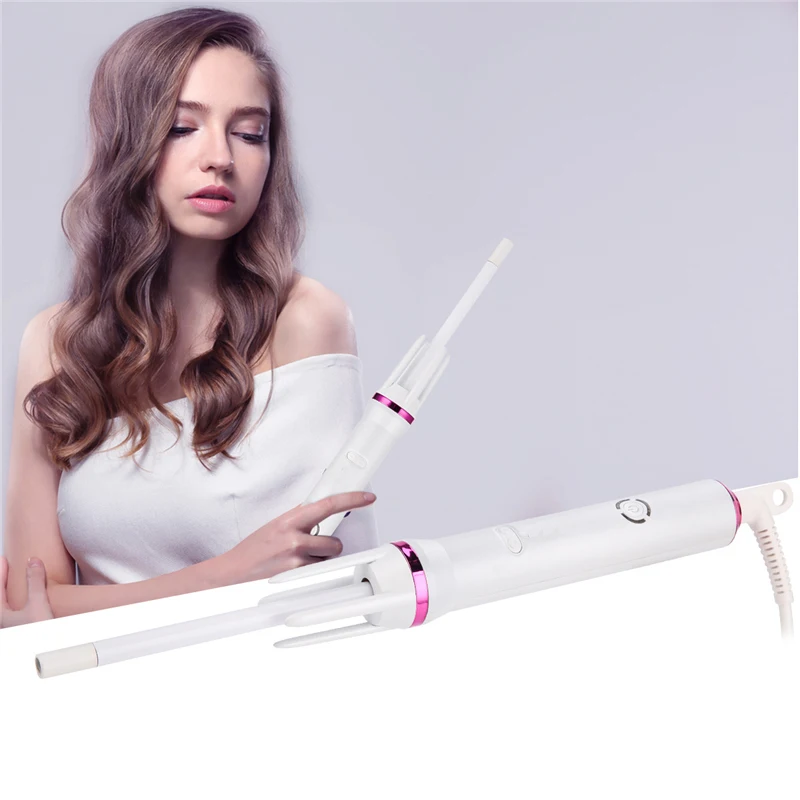 Curling Wand Iron Rectangular Thin Anium Barrel For Cork Curling Wand Iron Rectangular Thin