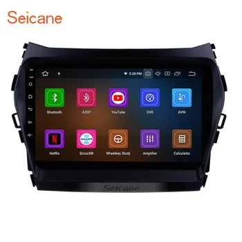 

Seicane Car 9" Stereo HD Android9.0 for Hyundai Santa Fe IX45 2013-2015 GPS Navi HD Touch Screen 3G WiFi Rear Camera AUX SWC USB