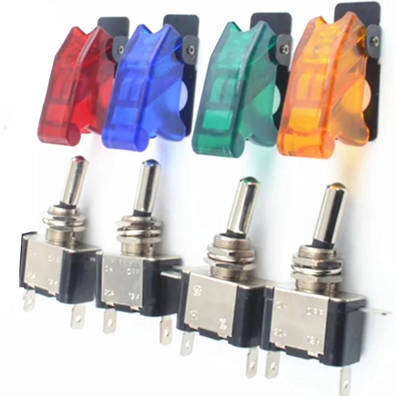 

Toggle Switch ASW-07D 20A 12 v led Race Car Modified Switch Automobile Ignition Switch Rocker Switch