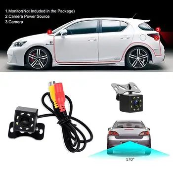 

Universal Rear View Camera Parking Camera Recorder Photography 8led 170° Cars