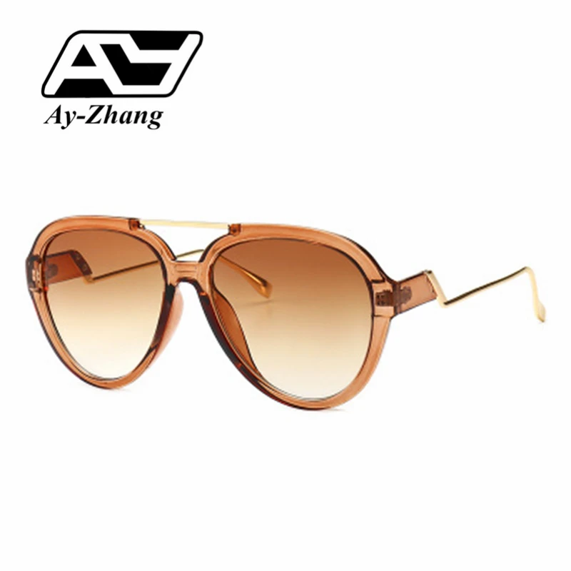 Ay-zhang разноцветные градиентные зеркальные линзы солнцезащитные очки брендовый дизайнер Винтажные Солнцезащитные очки стимпанк оттенки неправильные ножки