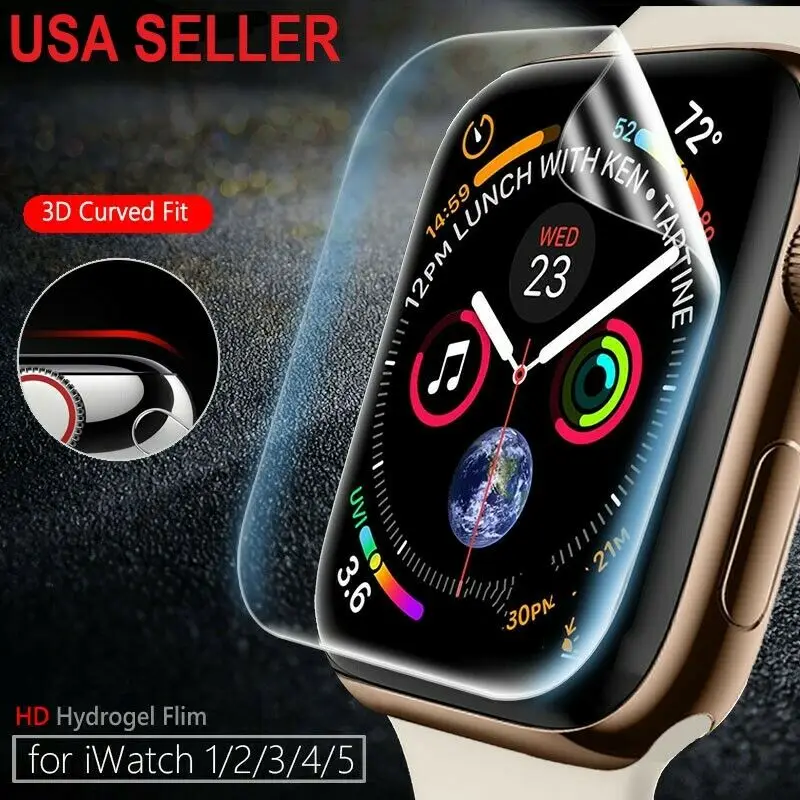 

Hydrogel Screen Protector For Apple Watch Film 5 4 3 2 1 Smart Watch Full Coverage Protective Film For Iwatch 40MM 44MM 38MM 42M