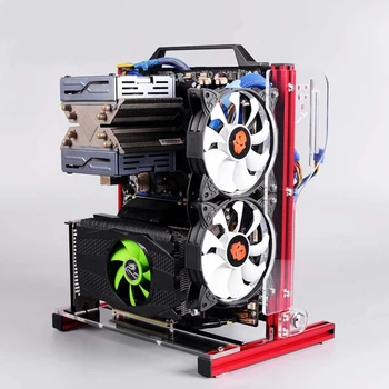 

ATX / M-ATX / ITX DIY PC Case Overclocking Open Aluminum Frame Test Bench 240MM Water Cooling