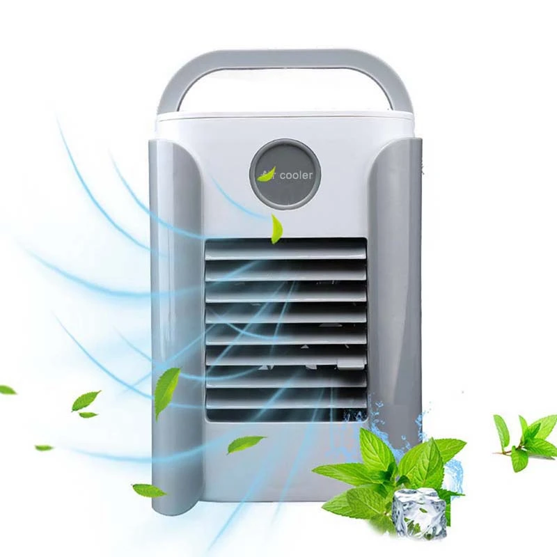 

New Hot Portable Mini Air Cooler Fan with Bluetooth Speaker Air Conditioner Fan Personal Space Cooler Air Cooling Fan for Home O