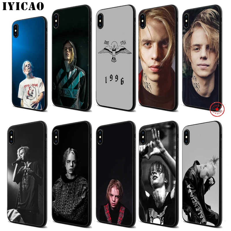 

IYICAO Russia rapper Pharaoh Soft Black Silicone Case for iPhone 11 Pro Xr Xs Max X or 10 8 7 6 6S Plus 5 5S SE