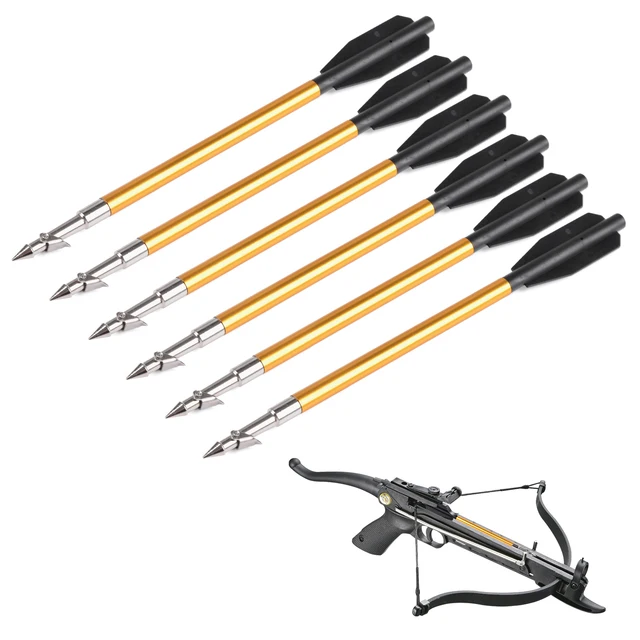 6Pcs 6.8 Archery Fishing Arrow Aluminum Body Fishing Arrows For Crossbow  Fishing Hunting Tools - AliExpress