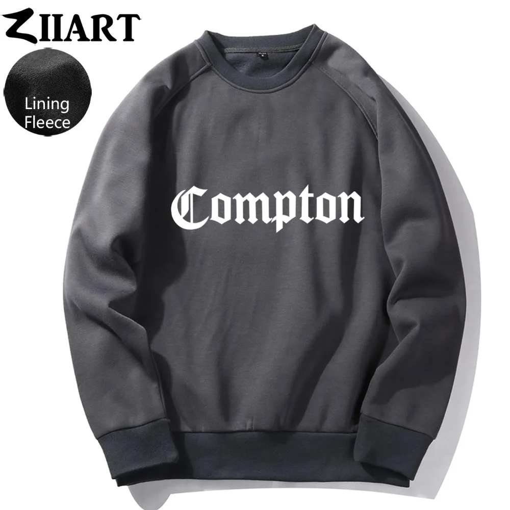 Compton Готический шрифт девушки женщина флис Толстовка Пара Одежда ZIIART