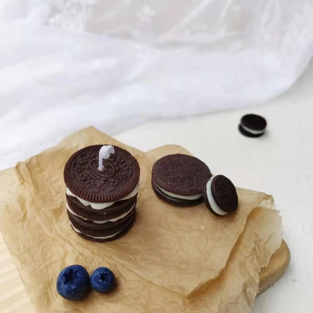 Biscuit chocolate Candles for Valentine's Day Smokeless Scented Fragrance Aromatherapy Purifying Air Home Decoration | Дом и сад