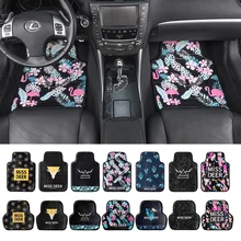 Univerial/комплект, автомобильные коврики, коврик для ног, мультяшный автомобильный предмет интерьера, переднее сиденье, заднее сиденье, автомобильные противогрязные коврики, ковры