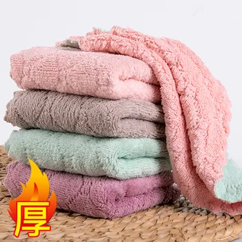 

10 Pieces Dishcloth Cover Cleaning cloth Domestic Cleaning Kitchen Supplies Towel Absorbent Lazy Not Shed Oil-free