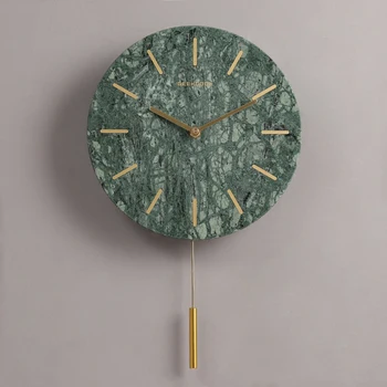 

Luxury Large Decorative Pendulum Wall Clock Nordic Vintage Modern Unique Wall Clocks Novelty Living Room Watch Decor New II50BGZ