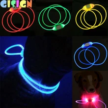 Collier multicolore réglable pour animal de compagnie, 1 pièce, haute qualité, sécurité nocturne, lumineux, lumineux, pour chien, jouet