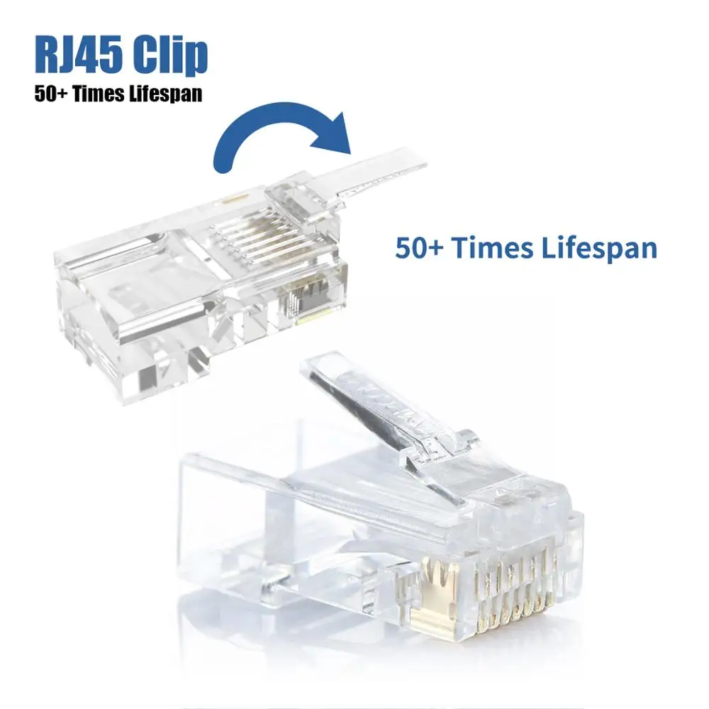 AMPCOM CAT5e RJ45 разъем 8P8C модульный Ethernet кабель RJ 45 концы Ethernet кабель обжимные разъемы UTP сетевой разъем AMPCOM CAT5e RJ45 разъем 8P8C модульный Ethernet кабель RJ 45 концы Ethernet кабель обжимные разъемы UTP сетевой разъем